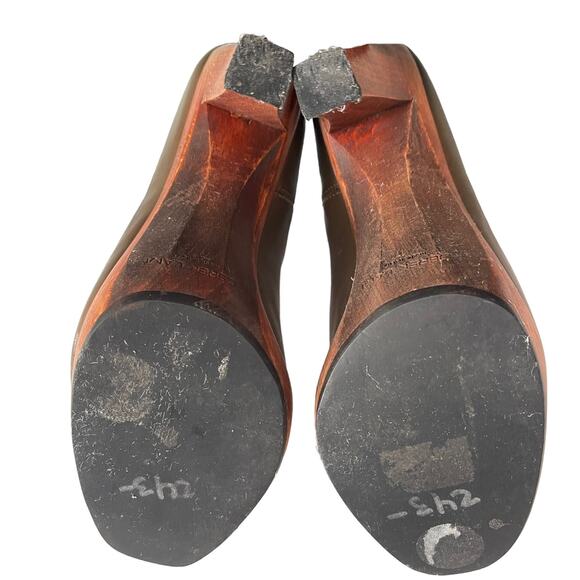 Derek Lam Cage Cut Out Peep Toe Wood Heels 7.5 - Picture 8 of 12